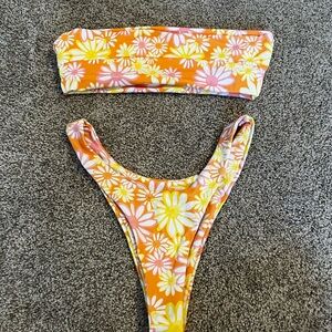 Grey bandit Bikini Set